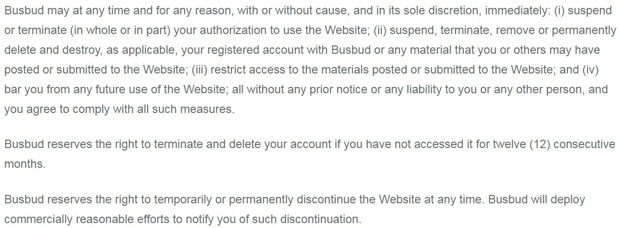 busbud.com memblokir akses ke situs