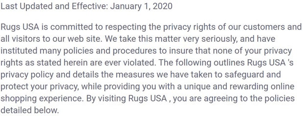 kebijakan privasi rugsusa.com