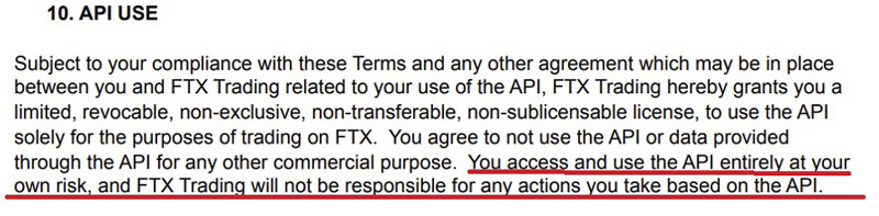 Aturan akses API MTF.com