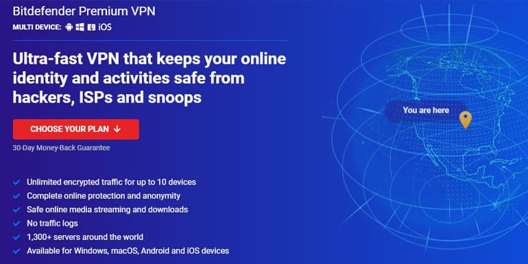 VPN Premium Bitdefender.com