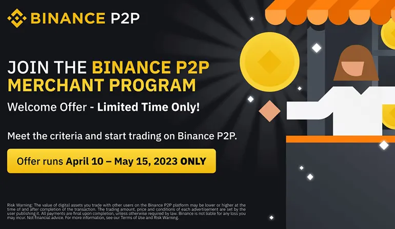Promosi untuk pedagang P2P dari Binance