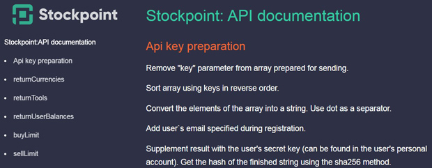 API Stockpoint